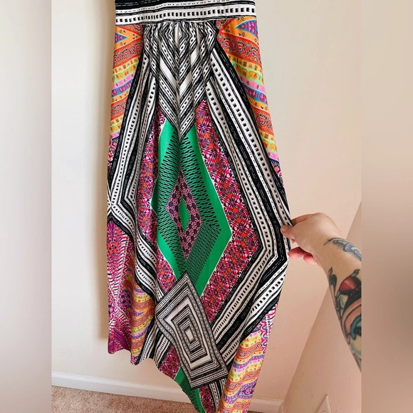 London Times Maxi Dress - Size 8 - Picture 5 of 12